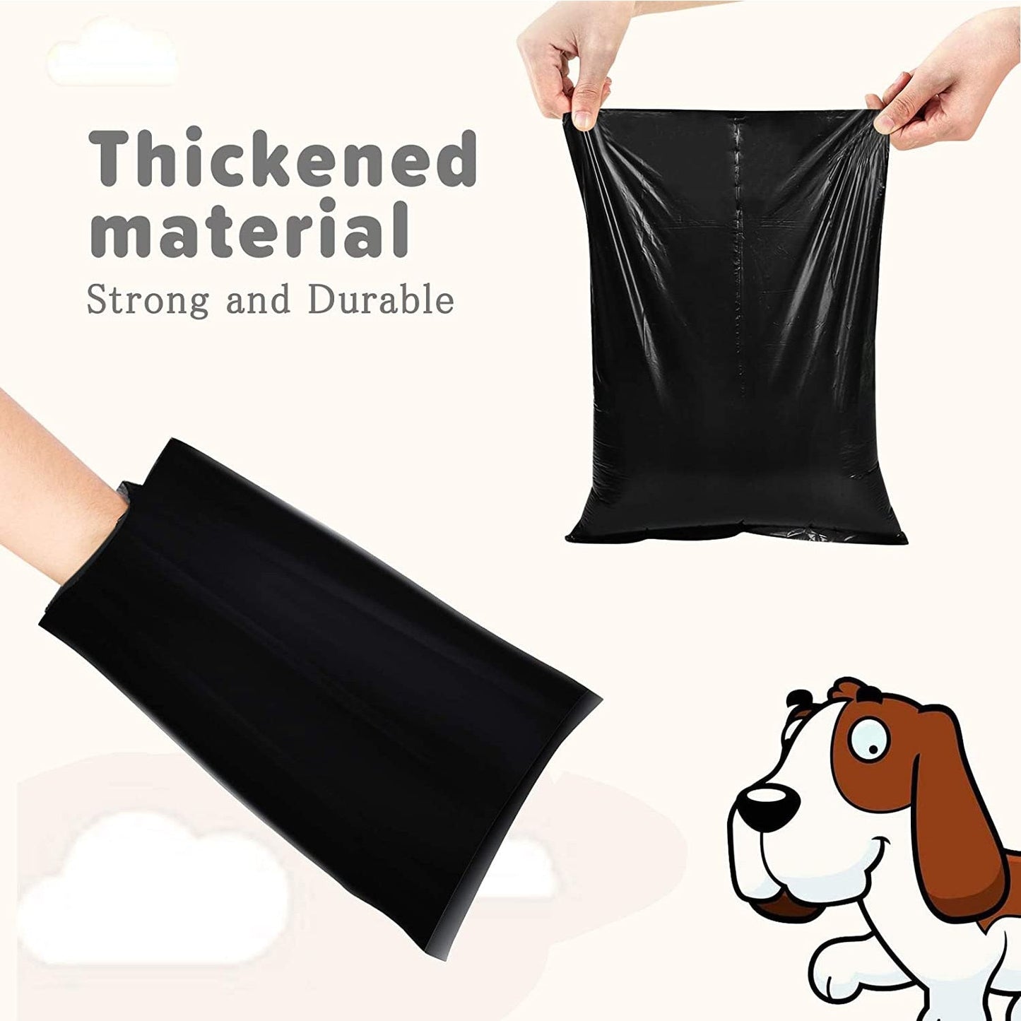 1-15 Rolls Pet Dog/Cat Poop Bags for Dispensers Ultra Thick, Water Tight, Large Supply NEW