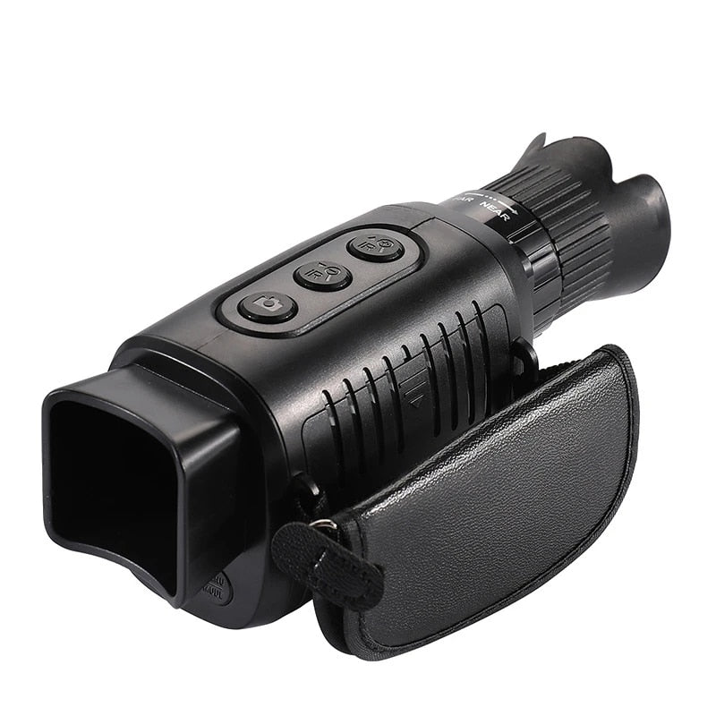 Monocular Night Vision Device 1080P HD 850nm Infrared LED Illumination 5X Digital Zoom NEW