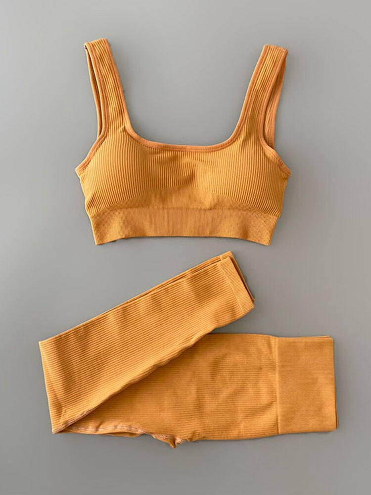 Yoga Clothing Set Pants Top Tank 2pcs Comfortable, Flexibility, and Style Many Colors NEW