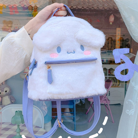 Plushie Doll Girls Backpack My Melody, Cinnamoroll NEW