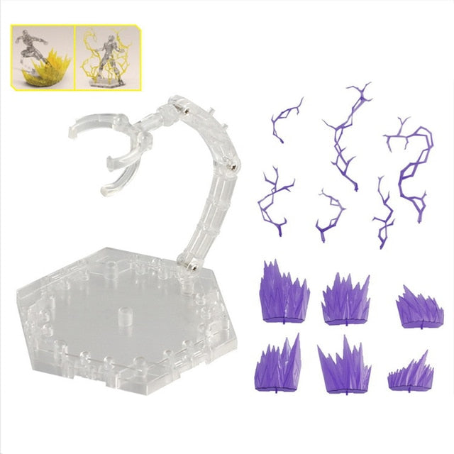 Anime Action Figure Toy Accessories Flame, Fire, Lightning, Water Accents for Figures NEW