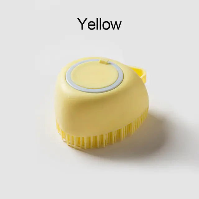 Soft Silicone Dog Cat Brush Grooming Tool Bath Brush NEW
