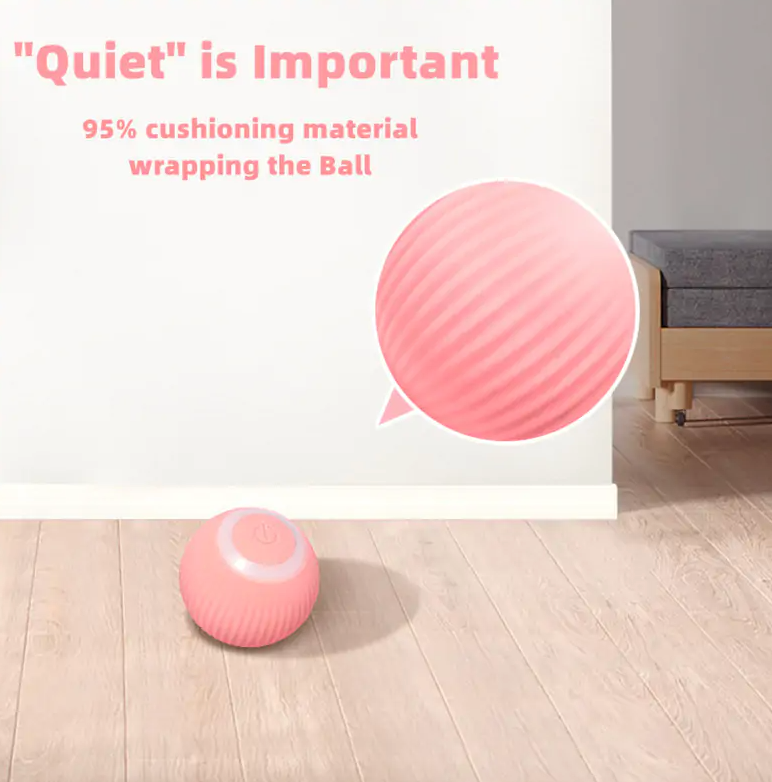 Smart Cat Ball Toys Kittens Love Them! Rechargeable Automatic Cat Sitter Entertainment NEW