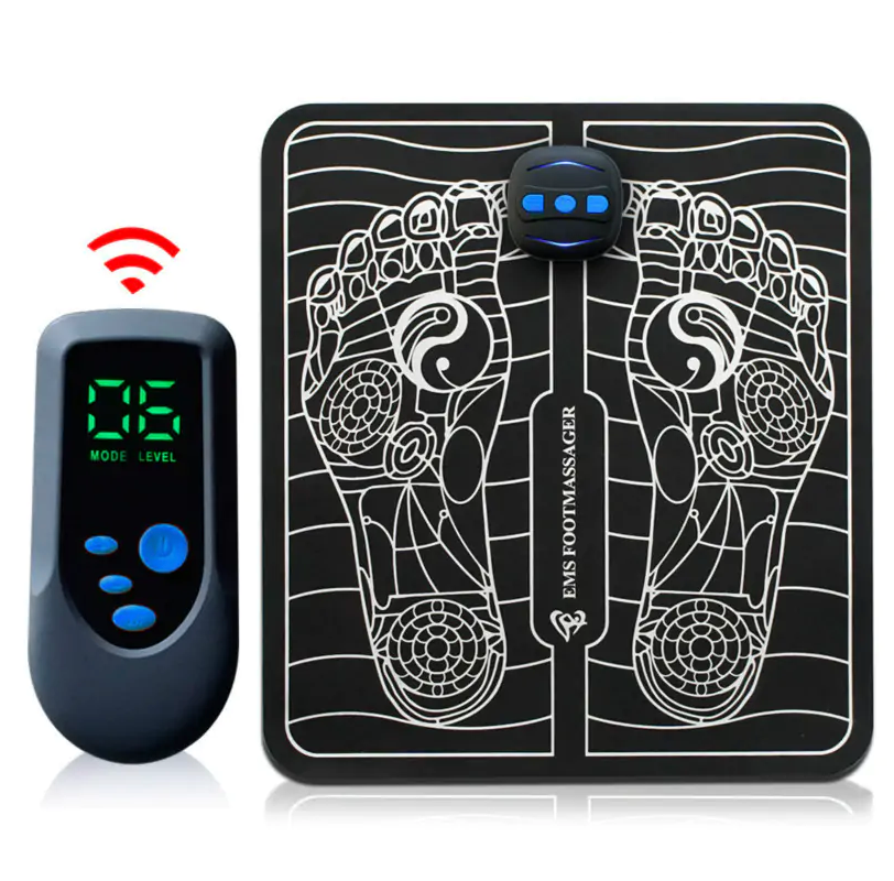 EMS Tech Foot Massage Portable Simulates Techniques of Pro Therapist NEW