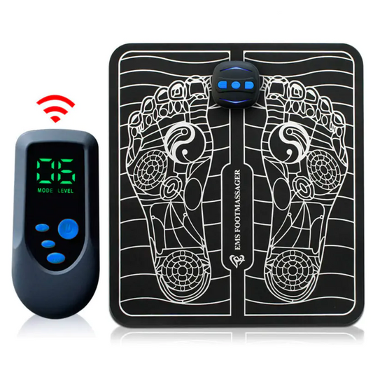 EMS Tech Foot Massage Portable Simulates Techniques of Pro Therapist NEW