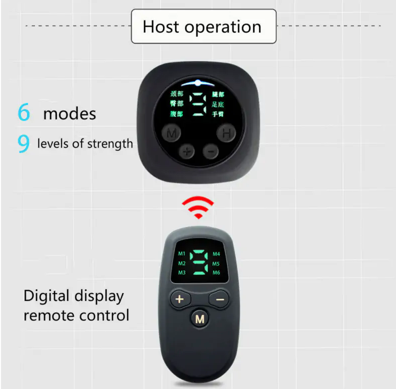 EMS Tech Foot Massage Portable Simulates Techniques of Pro Therapist NEW