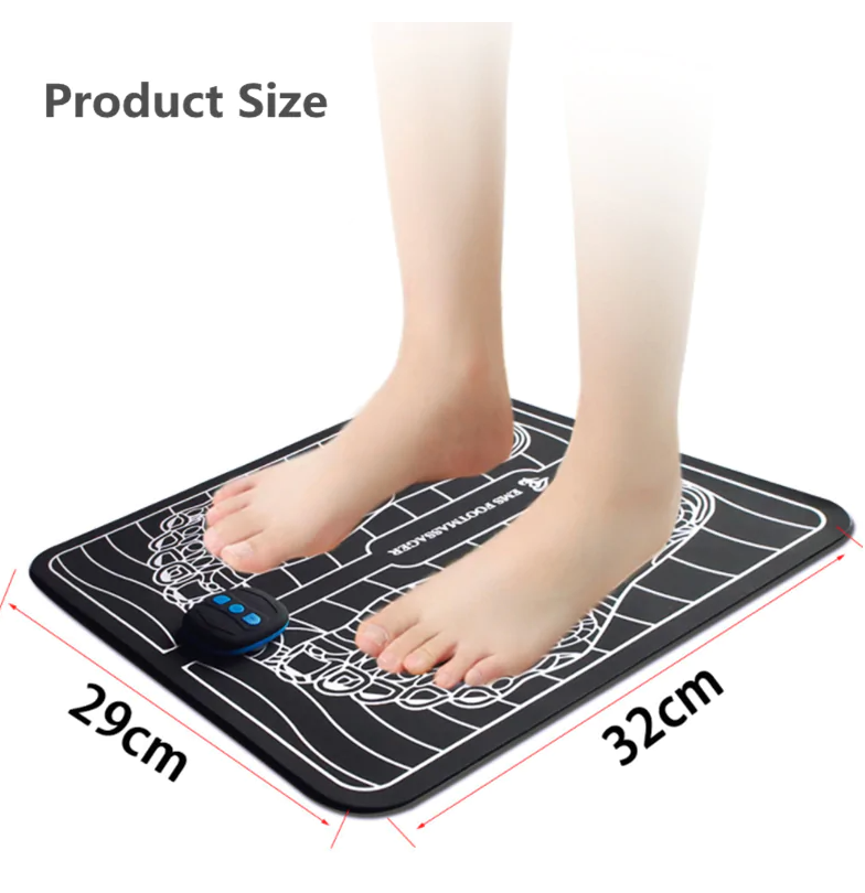 EMS Tech Foot Massage Portable Simulates Techniques of Pro Therapist NEW
