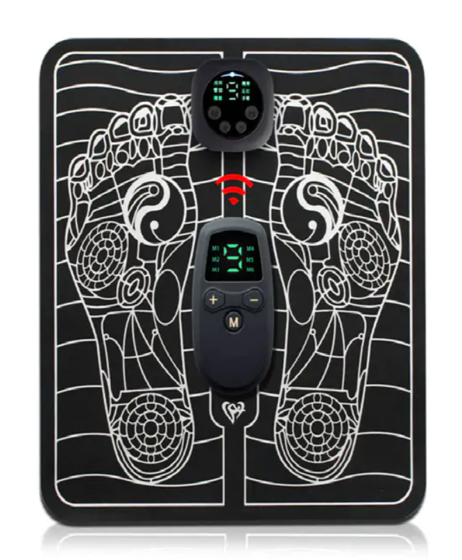 EMS Tech Foot Massage Portable Simulates Techniques of Pro Therapist NEW