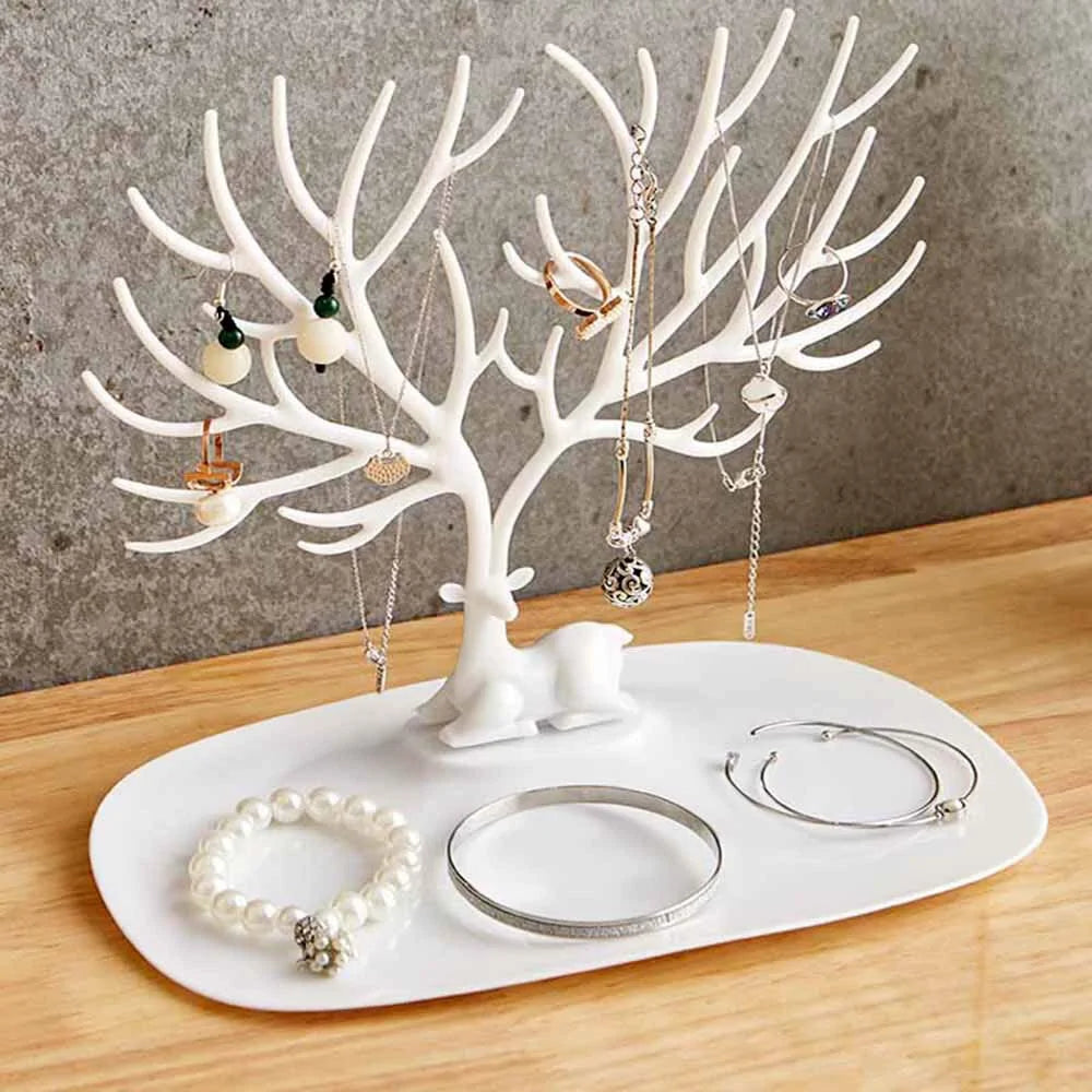 Deer Buck Jewelry Holder/Storage Display ABS+ IP Gold Plated NEW