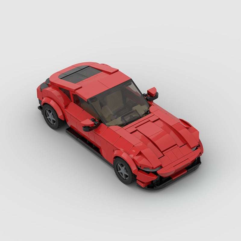 Ferrari Roma F1, Rafa, FXXK, SF90, SP3, F400, Building Bricks Blocks Red Racing Car, AMB, NEW*