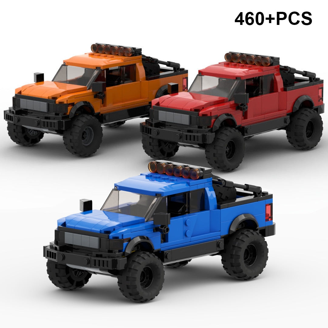 Technical Ford Raptors F-150 Pickup Truck Car Building Blocks 460pcs NEW