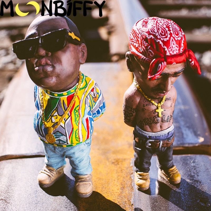Hip Hop Rapper Resin Art Mini Figurine Home Decor Colletible, NEW
