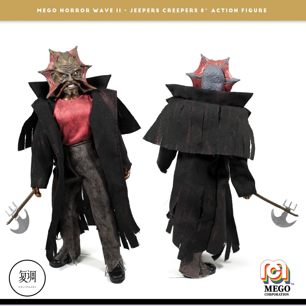 Mego Jeepers Creepers Action Figure 8" Poseable Articulating, NEW