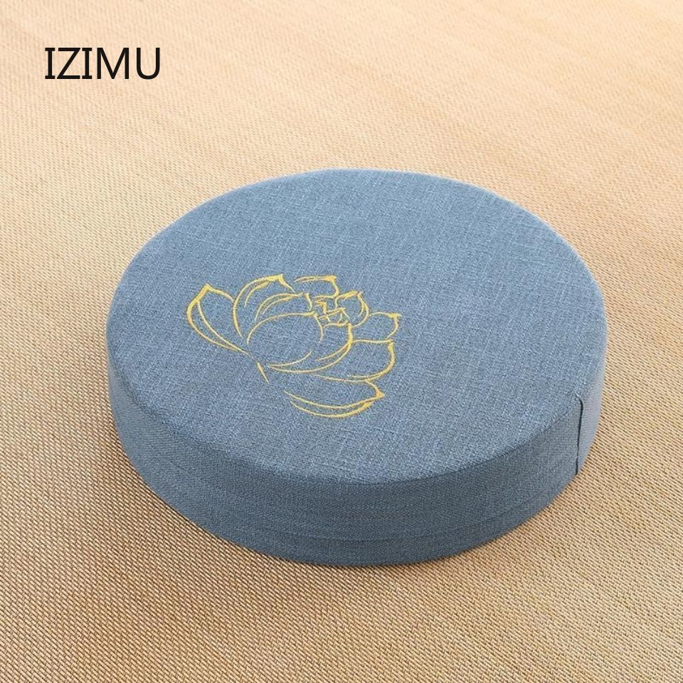 Yoga Meditation Portable Cushion Mat 40X6CM High Quality Foam Removeable Washable Cover NEW