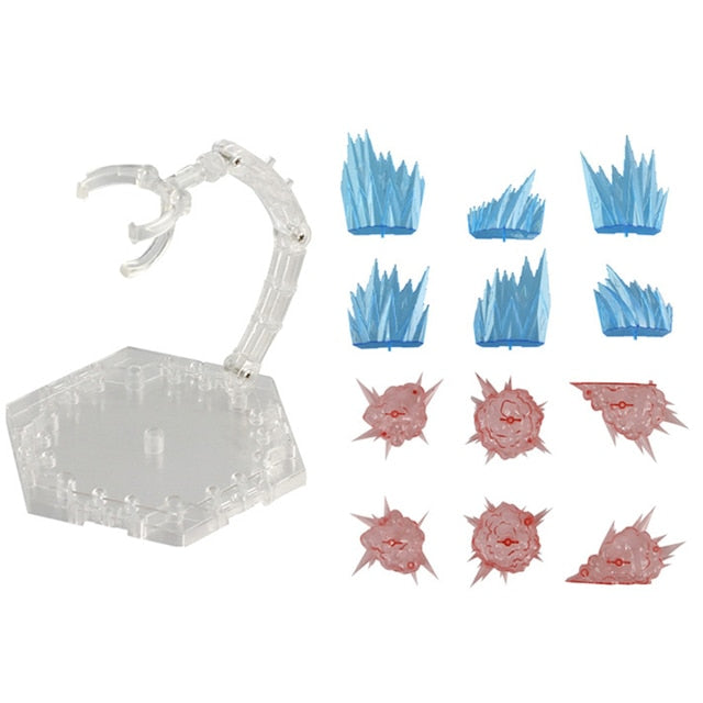 Anime Action Figure Toy Accessories Flame, Fire, Lightning, Water Accents for Figures NEW