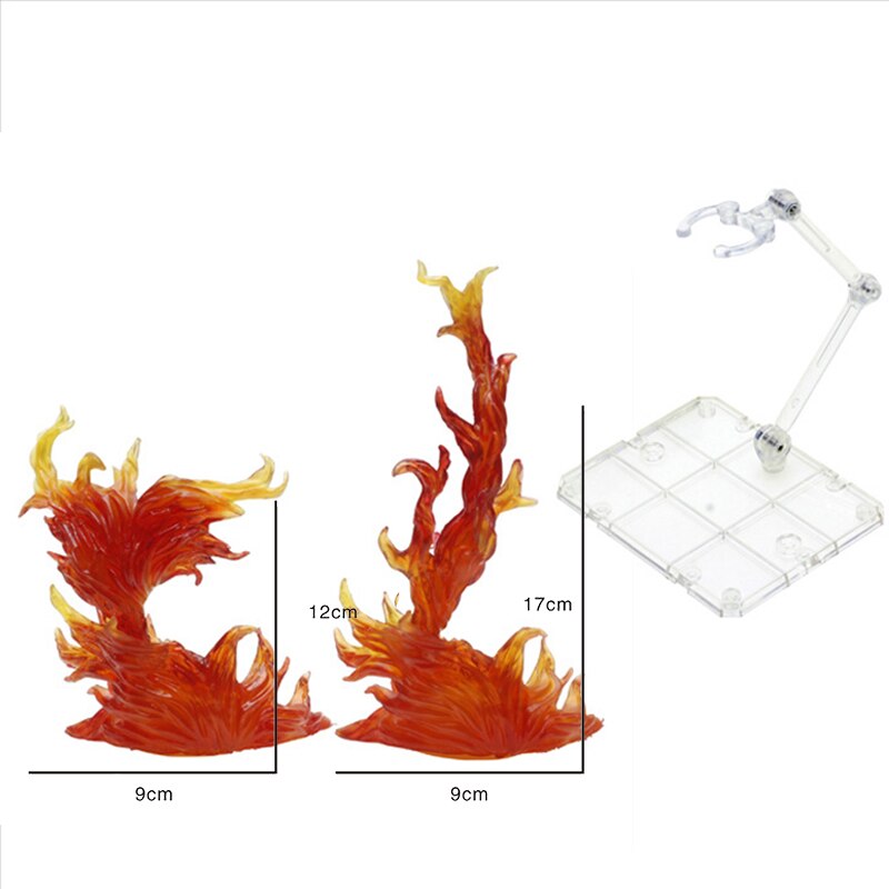 Anime Action Figure Toy Accessories Flame, Fire, Lightning, Water Accents for Figures NEW