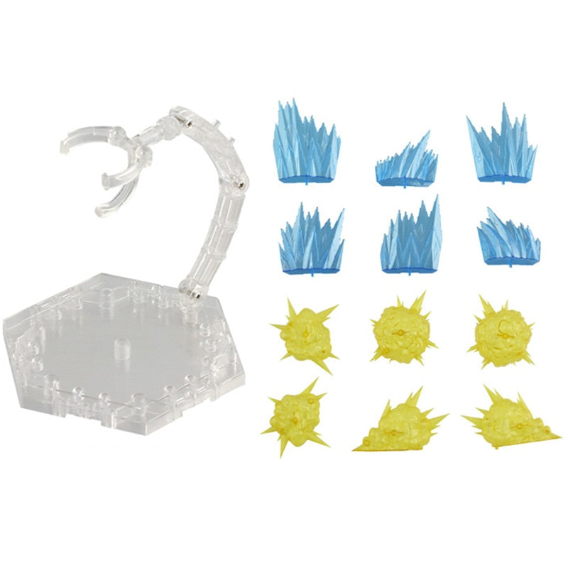 Anime Action Figure Toy Accessories Flame, Fire, Lightning, Water Accents for Figures NEW
