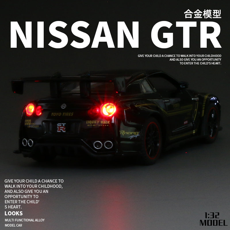 NISSAN GTR R34, R35 Car Metal Toy Collectable 1:32 Scale High Quality NEW