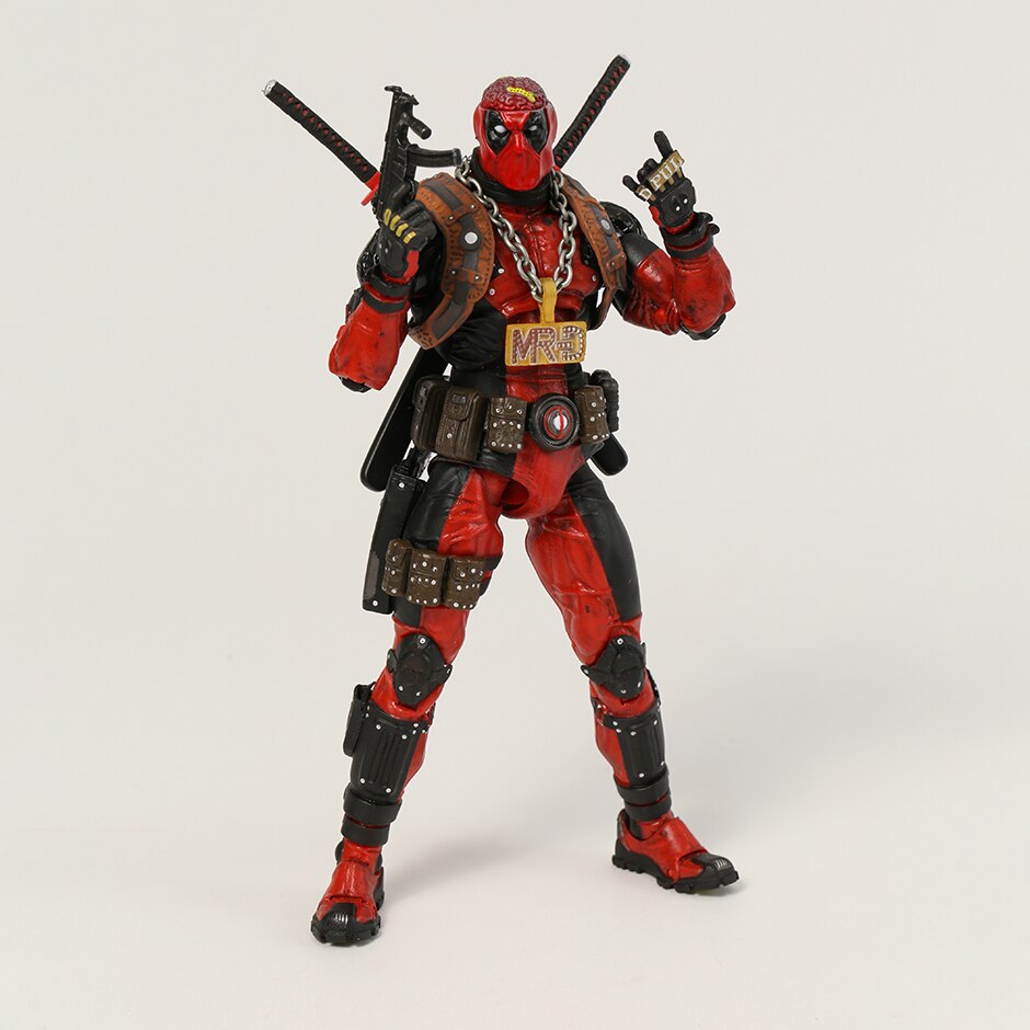 Deadpool 8" Marvel Character Articulating Poseable Action Figure Highly Detailed Toy, NEW