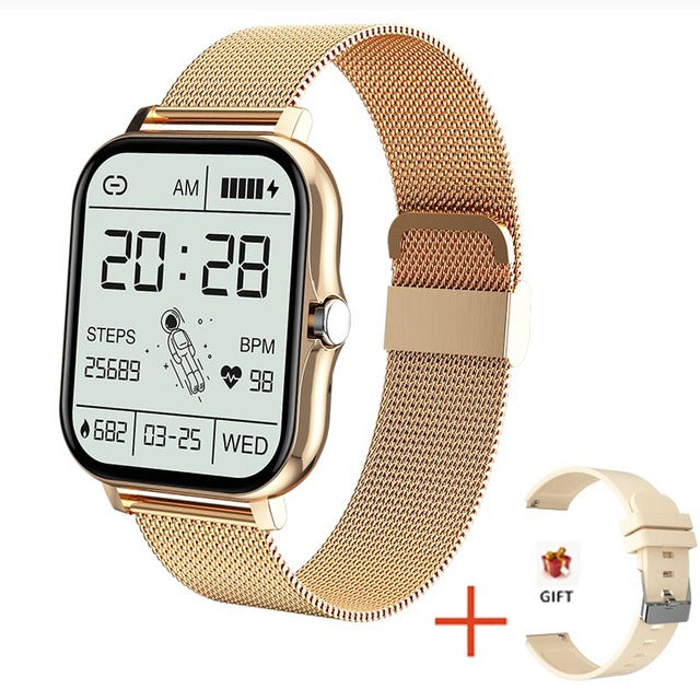 Sleek Fitness Tracker Smart Watch Feature Packed 1.69" Color Touch Screen Bluetooth NEW