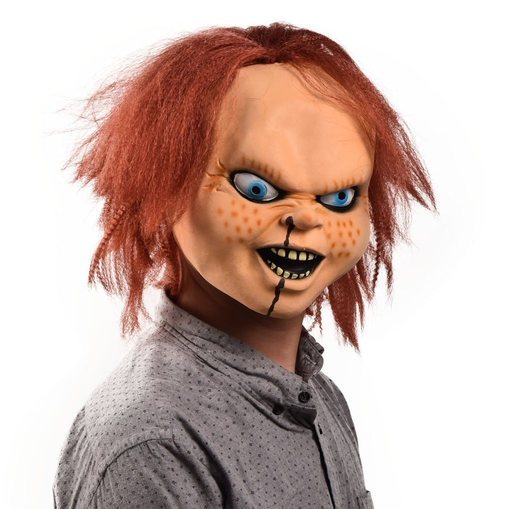 Chucky Inspired Killer Doll Mask Latex Halloween Mask NEW