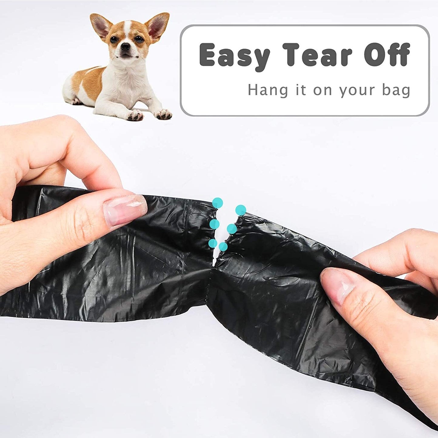 1-15 Rolls Pet Dog/Cat Poop Bags for Dispensers Ultra Thick, Water Tight, Large Supply NEW