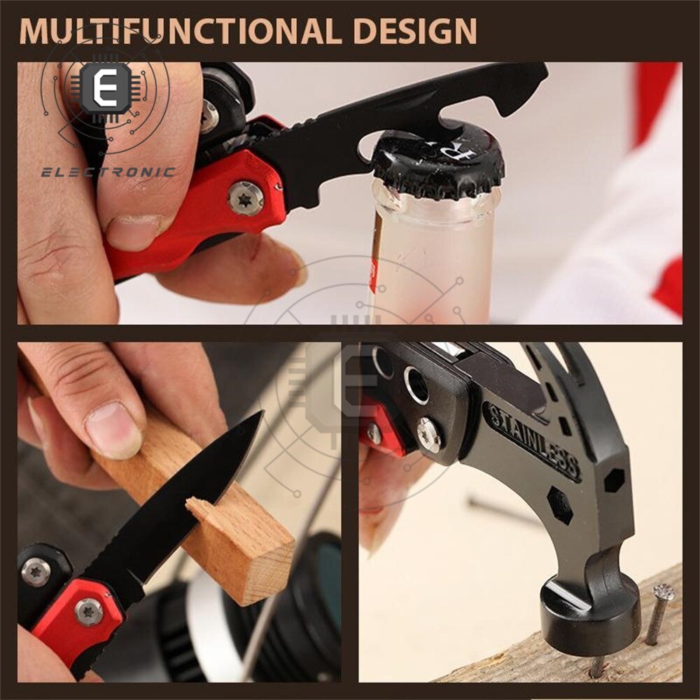 Multifunctional Pliers Hammer Tool 7 in 1 Multi-tool NEW