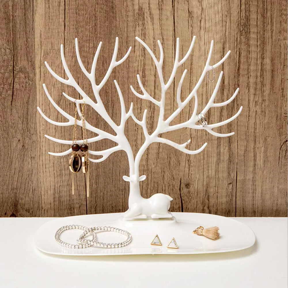 Deer Buck Jewelry Holder/Storage Display ABS+ IP Gold Plated NEW