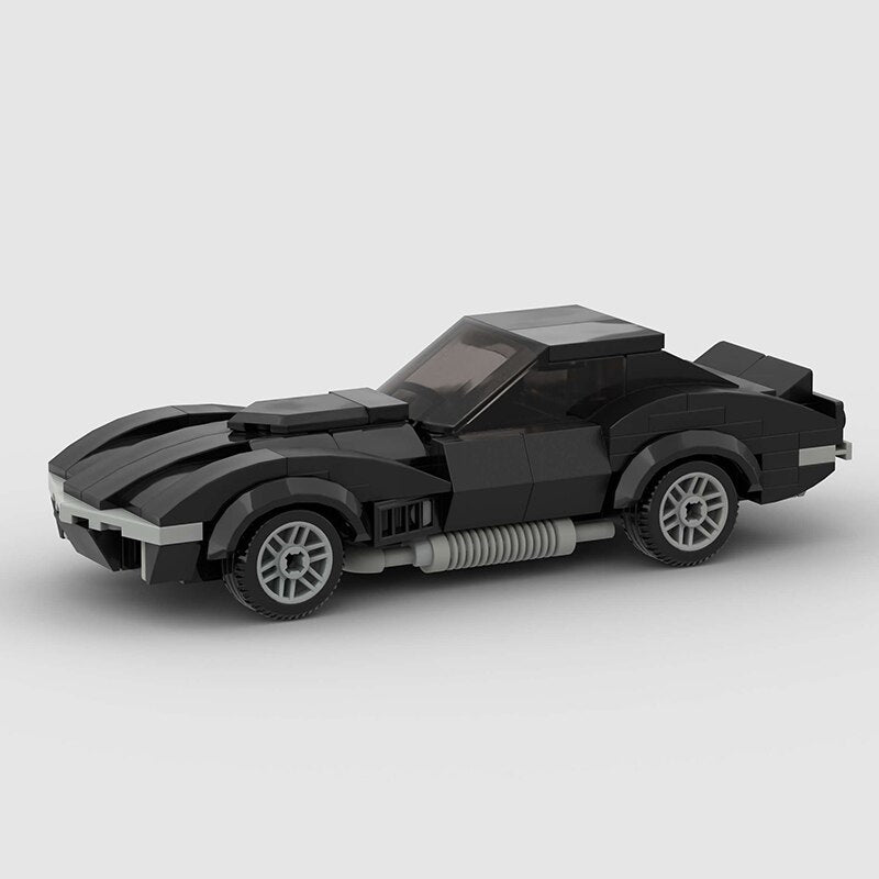 Corvette Style Racing Sports Car Model Building Blocks Toy Collectible NEW
