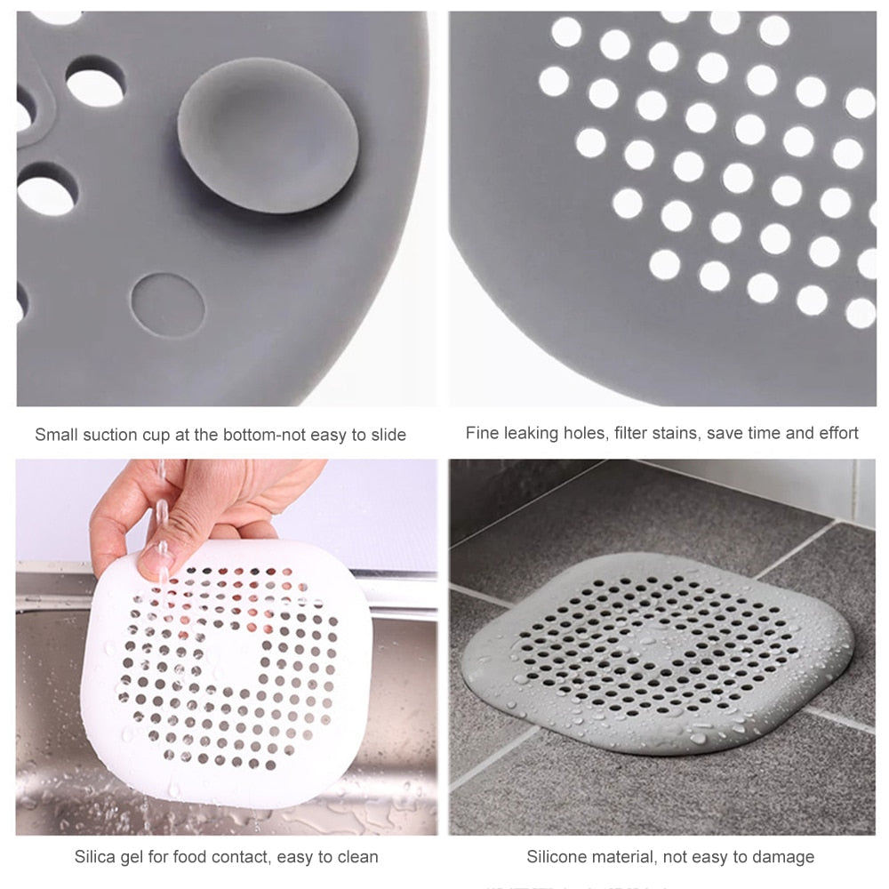 Sink Drain Filter Anti-Blocking/Clogging Hair Trap Strainer Kitchen Sinks, Bathroom Drains NEW