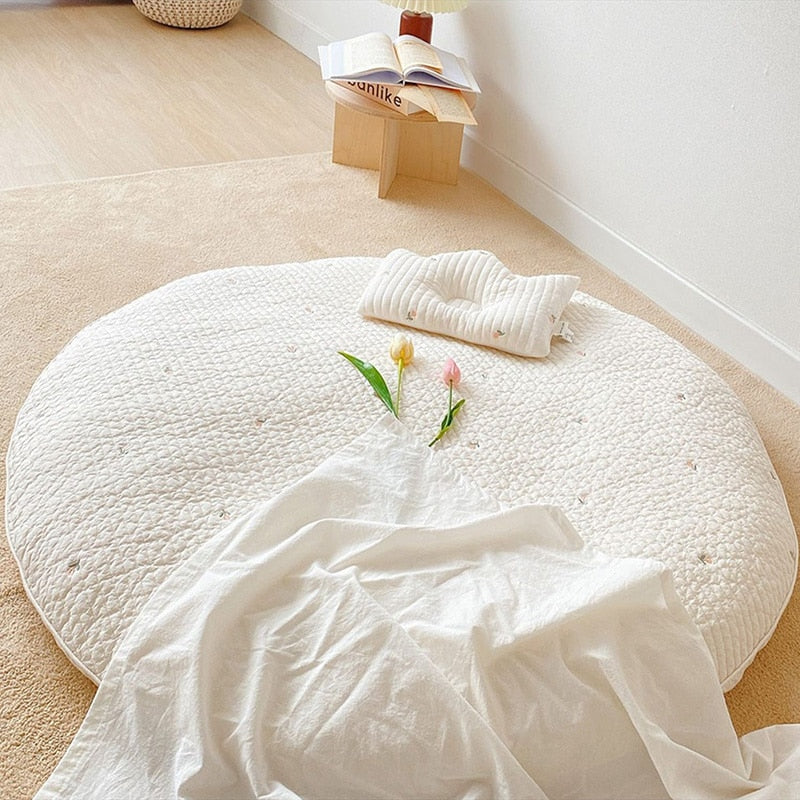 Valentines Day Embroidery Baby Mat Pillow Multi Sizes