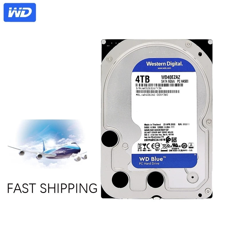 Western Digital WD Blue 1TB Internal Hard Drive Computer Part 5400rpm SATA 3.5" HDD NEW