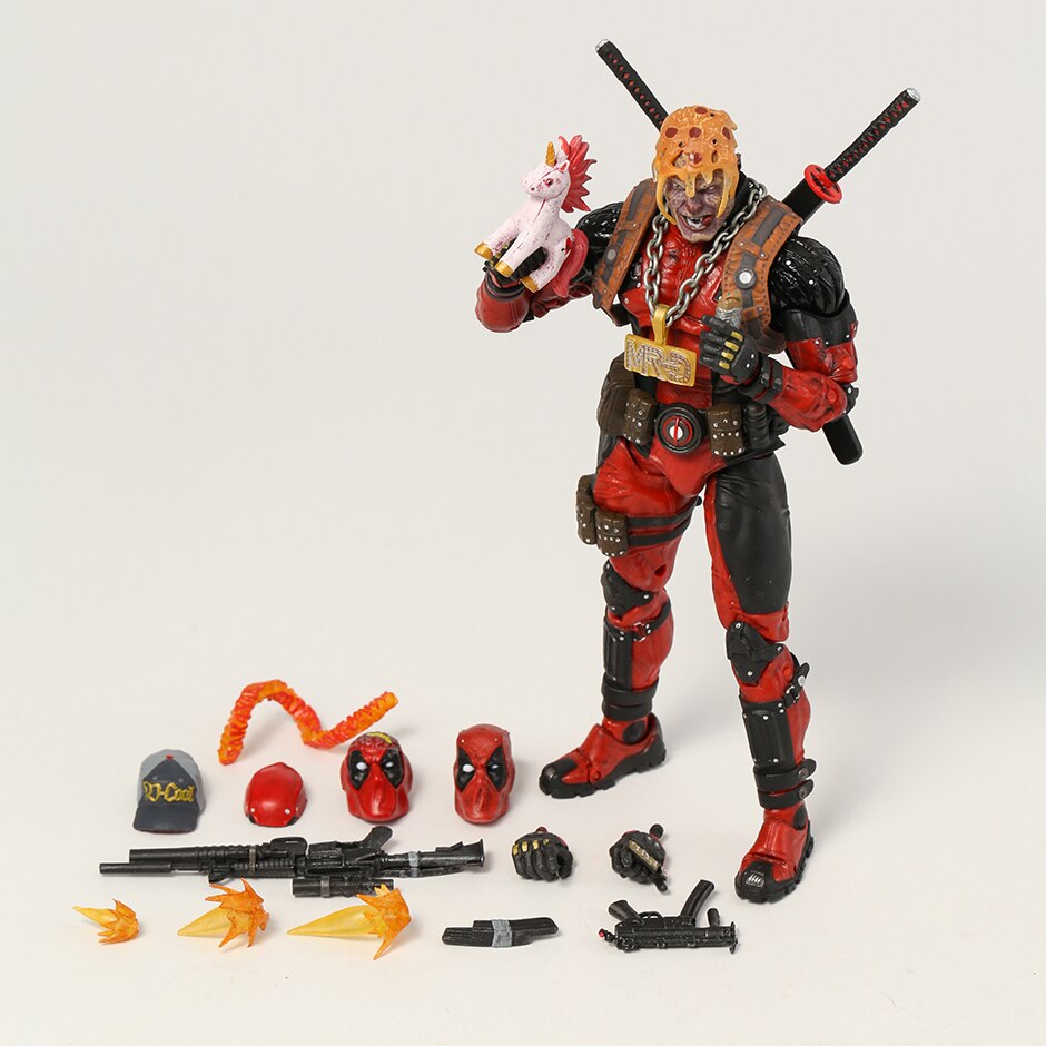 Deadpool 8" Marvel Character Articulating Poseable Action Figure Highly Detailed Toy, NEW