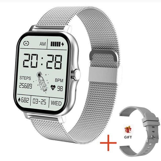 Sleek Fitness Tracker Smart Watch Feature Packed 1.69" Color Touch Screen Bluetooth NEW