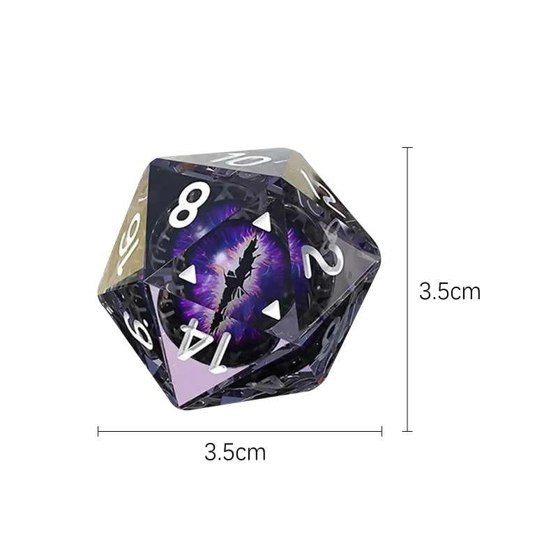 Dragons Eye Digital Dice Dungeons and Dragons Fury 20 sided NEW