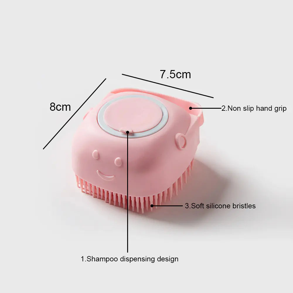 Soft Silicone Dog Cat Brush Grooming Tool Bath Brush NEW
