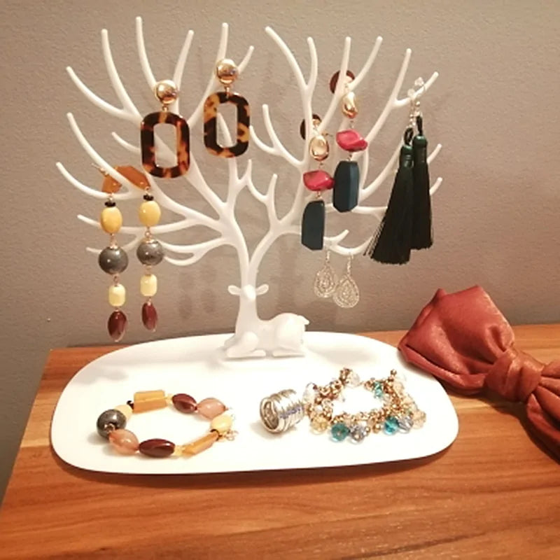 Deer Buck Jewelry Holder/Storage Display ABS+ IP Gold Plated NEW