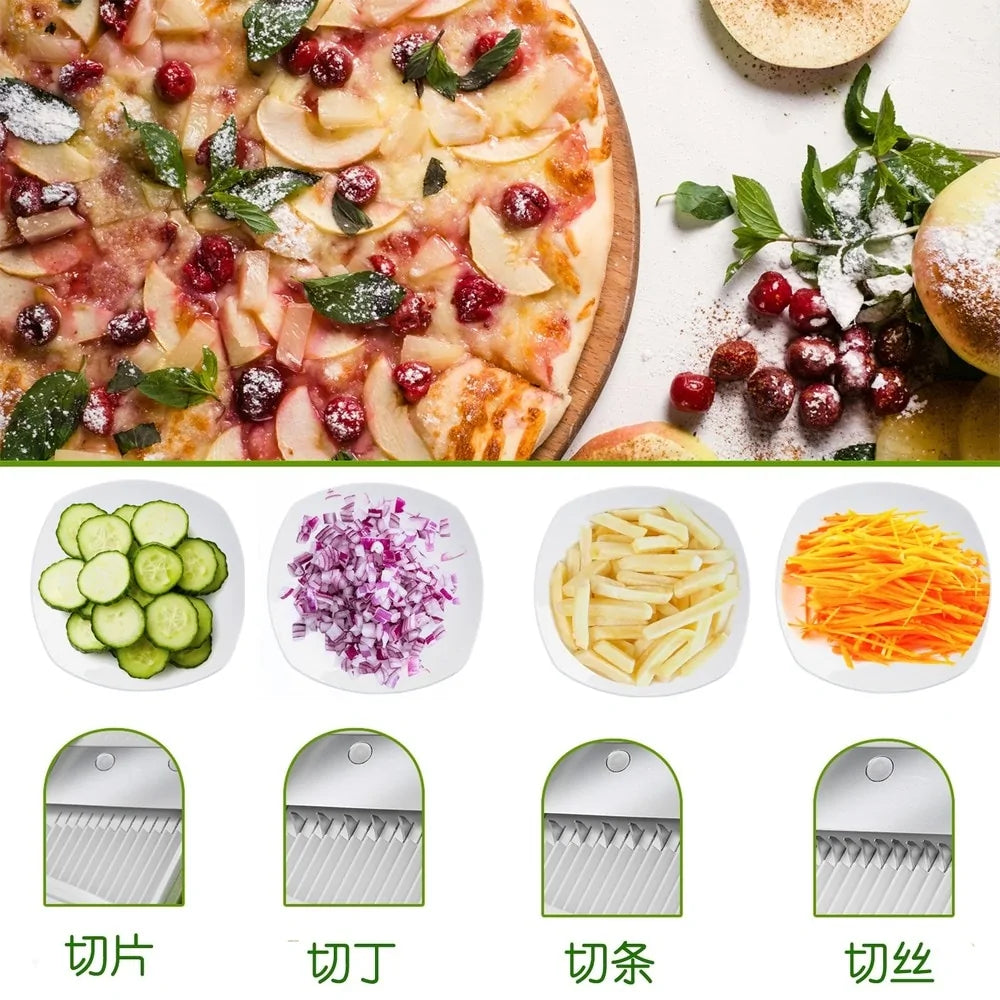 Multi-function Food Slicer Tool Kitchen Accessory Fast Efficient Chop French Cuts NEW